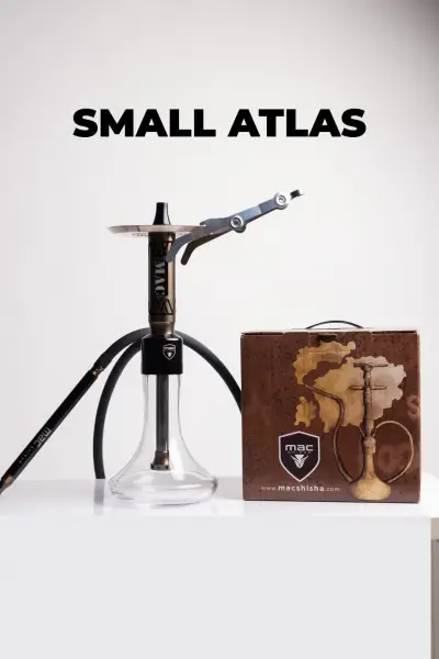 Mac Shisha Small Atlas Şeffaf Cam Kutulu