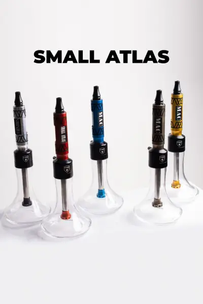 Mac Shisha Small Atlas Şeffaf Cam Kutulu