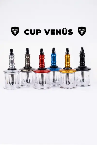 Mac Shisha Cup Venüs Dekorlu Cam Çantalı