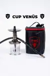 Mac Shisha Cup Venüs Dekorlu Cam Çantalı