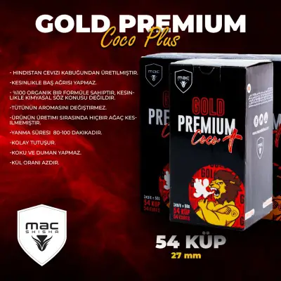 Mac Shisha Gold Premium Kömür