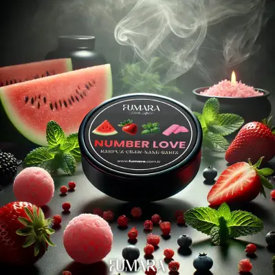 Fumara Number Love Nargile Marmelatı 200gr. Karpuz-Çilek-Nane-Sakız Aromalı